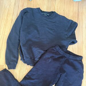 Set-active Women's Black and Navy Sweatshirt